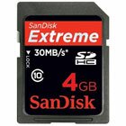SDHC SanDisk Extreme 4GB