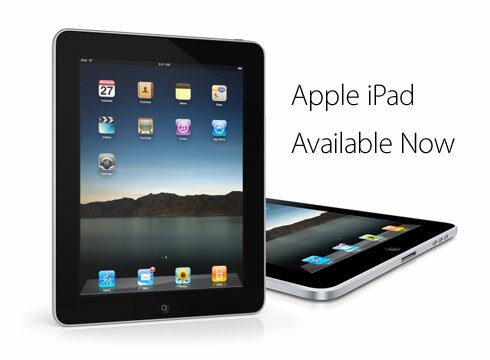 Apple iPad now available